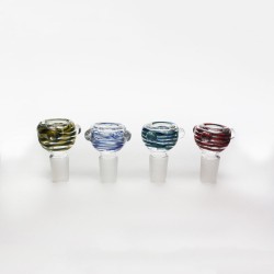 Swirl Glass Bowl - 14 mm - Assorted Color(s)